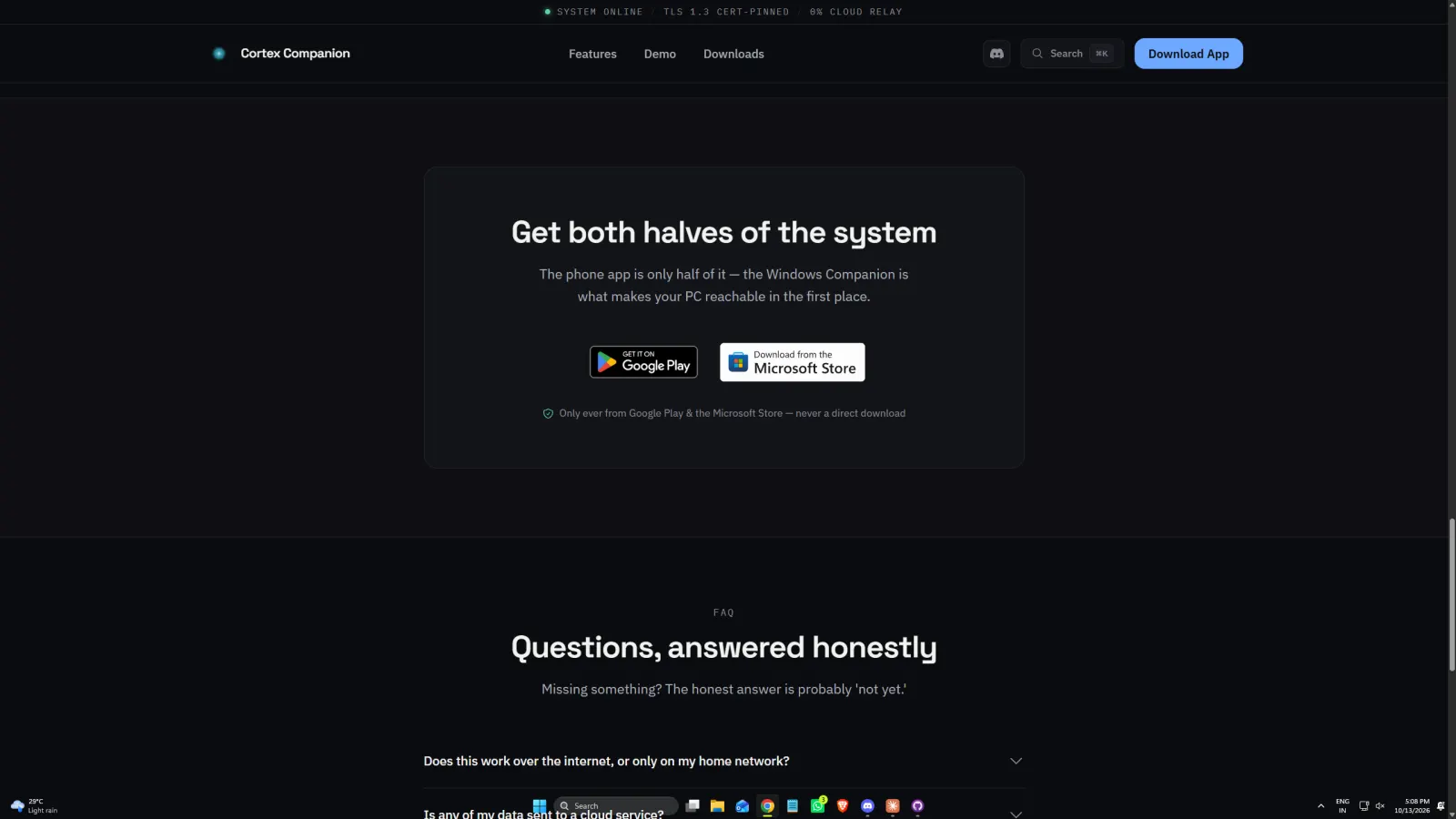 Cortex Companion screenshot 1