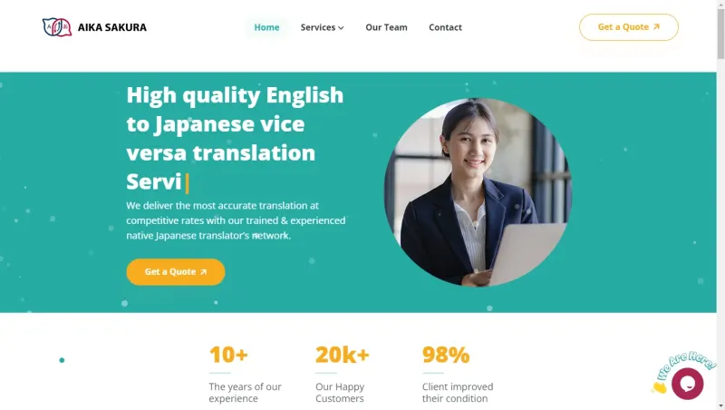 Translation Website cover